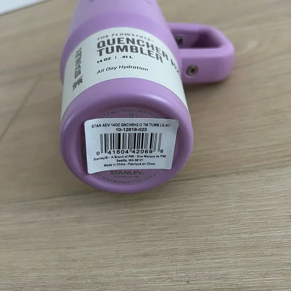 NWT Stanley Flowstate Quencher H2.0 Tumbler - 14 oz, Lilac - Picture 6 of 16